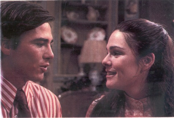 Richard as Philip Brent and co-star, Karen Lynn Gorney as Tara Martin played love interests in ABC's All My Children.